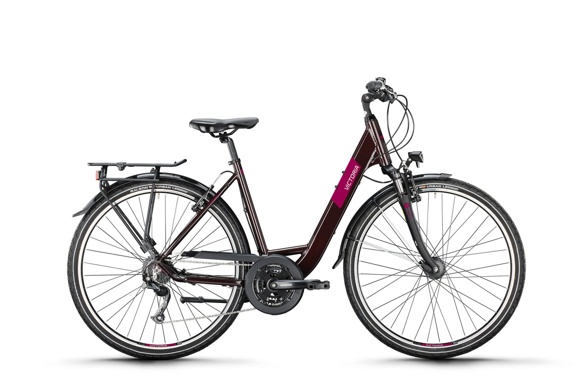 Victoria Trekking Bike Treqana 2 Mod. 24 Fahrrad Vict.Treqana 2 28 51 Welle 24sp Rosso Brown