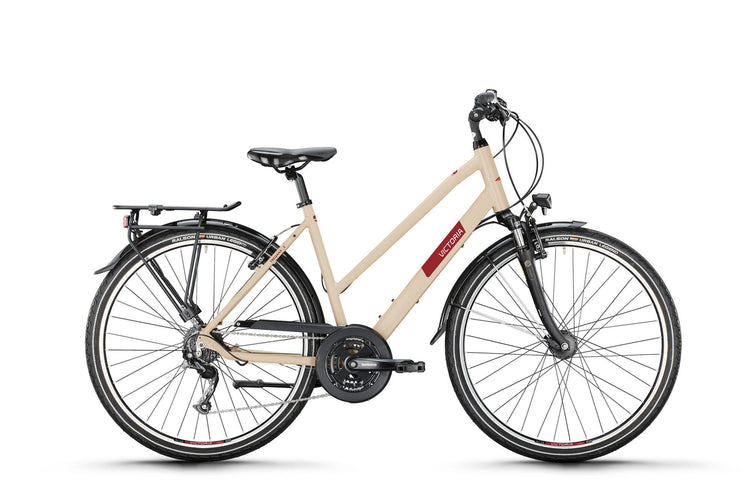 Victoria Trekkingrad Treqana 2 Mod. 24 Fahrrad vict.treqana 2 28 56 Stufen. 24 Stück graubeige