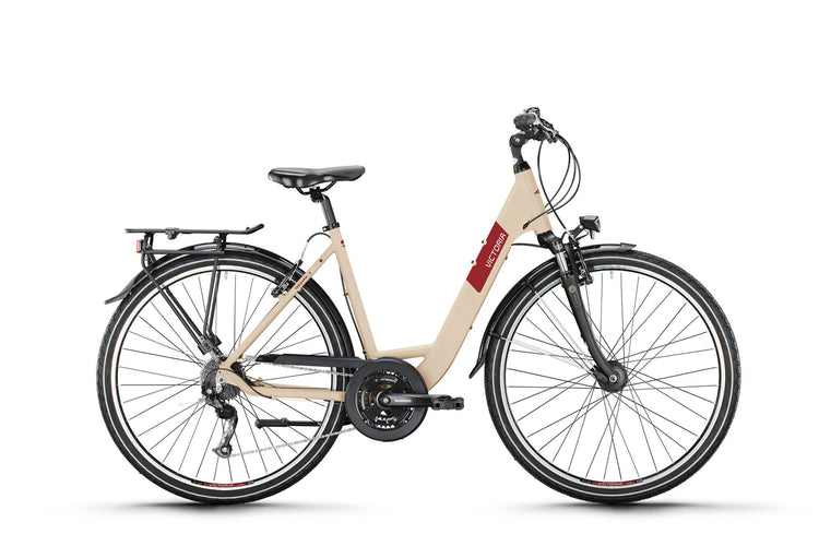 Victoria Trekking Bike Treqana 2 Mod. 24 Fahrrad Vict.Treqana 2 28 51 Wave 24sp Grau Beige