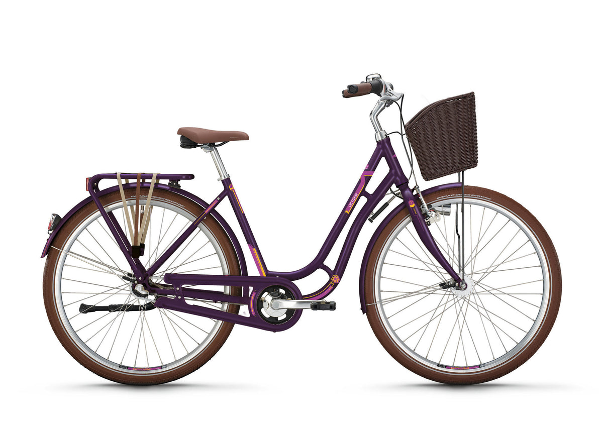 Victoria Citybike Antiqa 5 Mod. 24 Fahrrad vict.antiqa 5 28 55 nost.7sp dunkelviolett