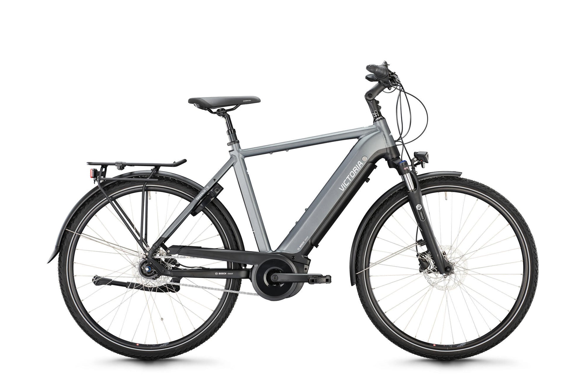 Victoria Electric Trekking Bike Tresalo 11 (#1) Ebike Vict. Tresalo 11 28 50 7sp FH Grau
