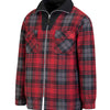 Storvik Produkte Holzfäller-Fleeceweste Stanley Thermo rot schwarz 3XL