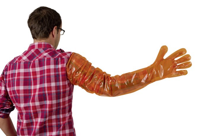 Kerbl Untersuchungshandschuh vetbasic lang 90cm %c3%a0 100 Stk