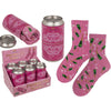 Aus heiterem Himmel Prosecco-Socken in einer Dose