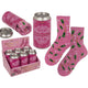 Aus heiterem Himmel Prosecco-Socken in einer Dose