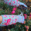 Keron Rosen-Brennnessel-Handschuh mt8m Rosegarden lange Stulpe