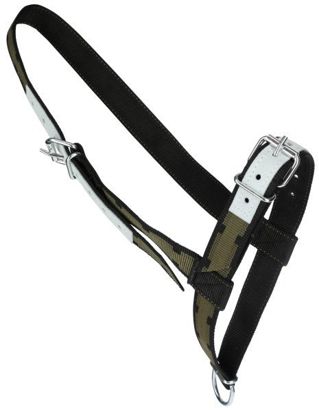 Bullenhalfter aus Nylon mit D-Ring