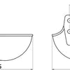 Trinknapf Metall 12 Edelstahlzunge | 2 Stk