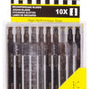 Stichsägeblätter-Set 10-teilig, Profi-Schaft