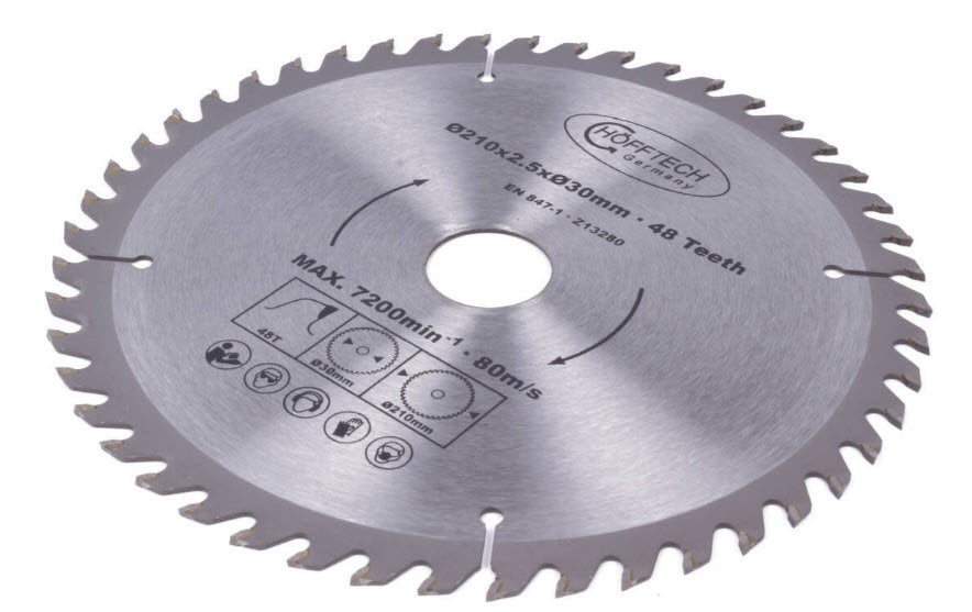 Kreissägeblatt 210mm 48tds