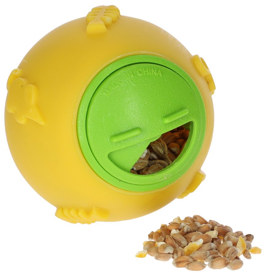 Snackball für Hühner %c3%b8 75 cm gelb
