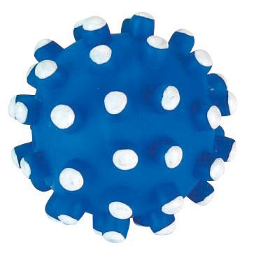 Vinyl-Spielzeugball ca. 12 cm mit Nietenquietscher