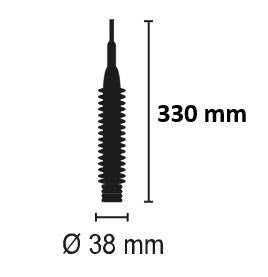 Auslauf flexibel für Trichter