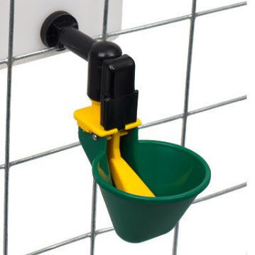 Olba Produkte Kükentrinkflasche mit Trinkbecher 1 l natur inkl. Halterung