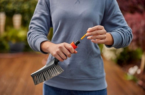 Gardena Clean System Handbrush s weich, mit Schlauchverbindung