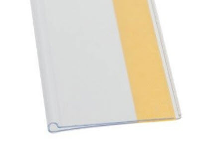Preisleiste 988 x 38 mm Klebemodell transparent