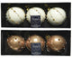 Decoris Weihnachtskugel-Set Glas 3-teilig Kamel 8cm