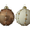 Decoris Weihnachtskugel-Set Glas 3-teilig Kamel 8cm