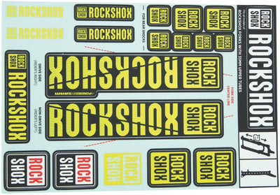 Rockshox Decal Set gelb Set gelb