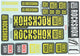 Rockshox Decal Set gelb Set gelb