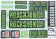 Rockshox Decal Set Green