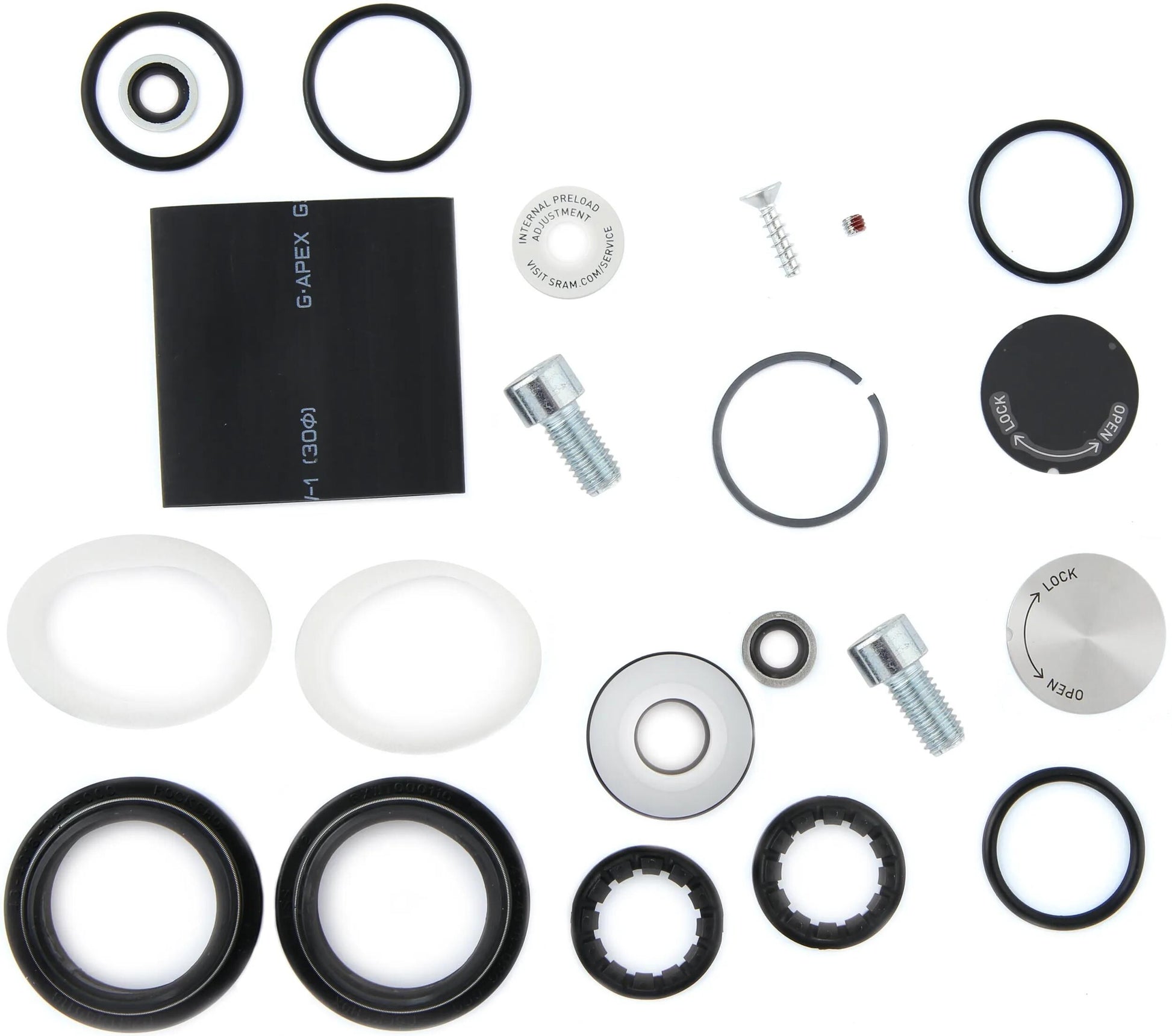 Rockshox Full Service Kit Rocksh. Paragon Stahlfeder