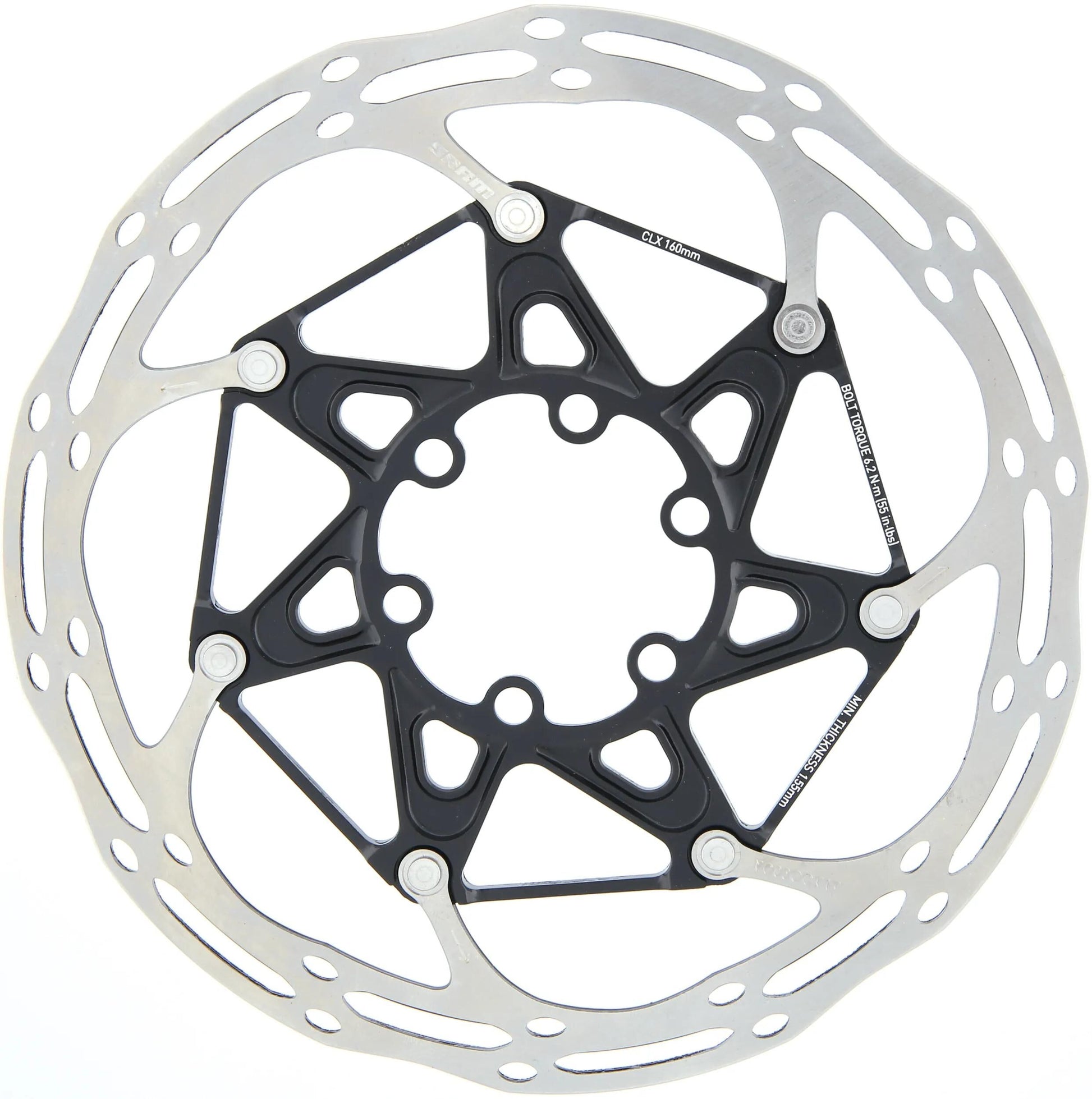 SRAM -Rotor -Mittellinie x 6h.stain.steel, Alu Spider