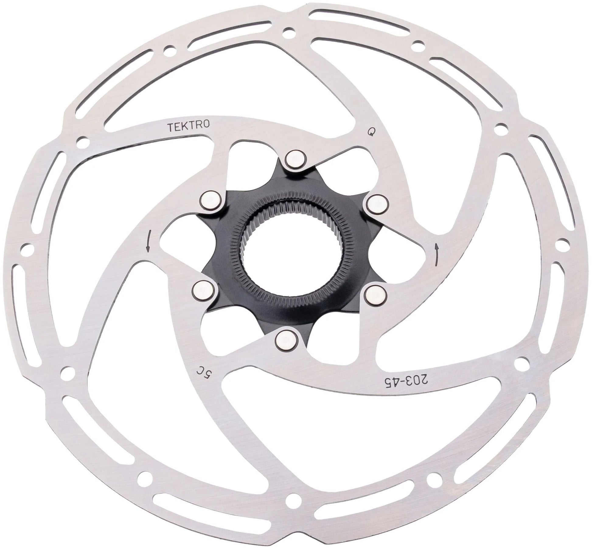 Tektro Bremsscheibe TR-45 Bremsscheiben F.HD-T390 203 mm x 2,3 mm Mitte L