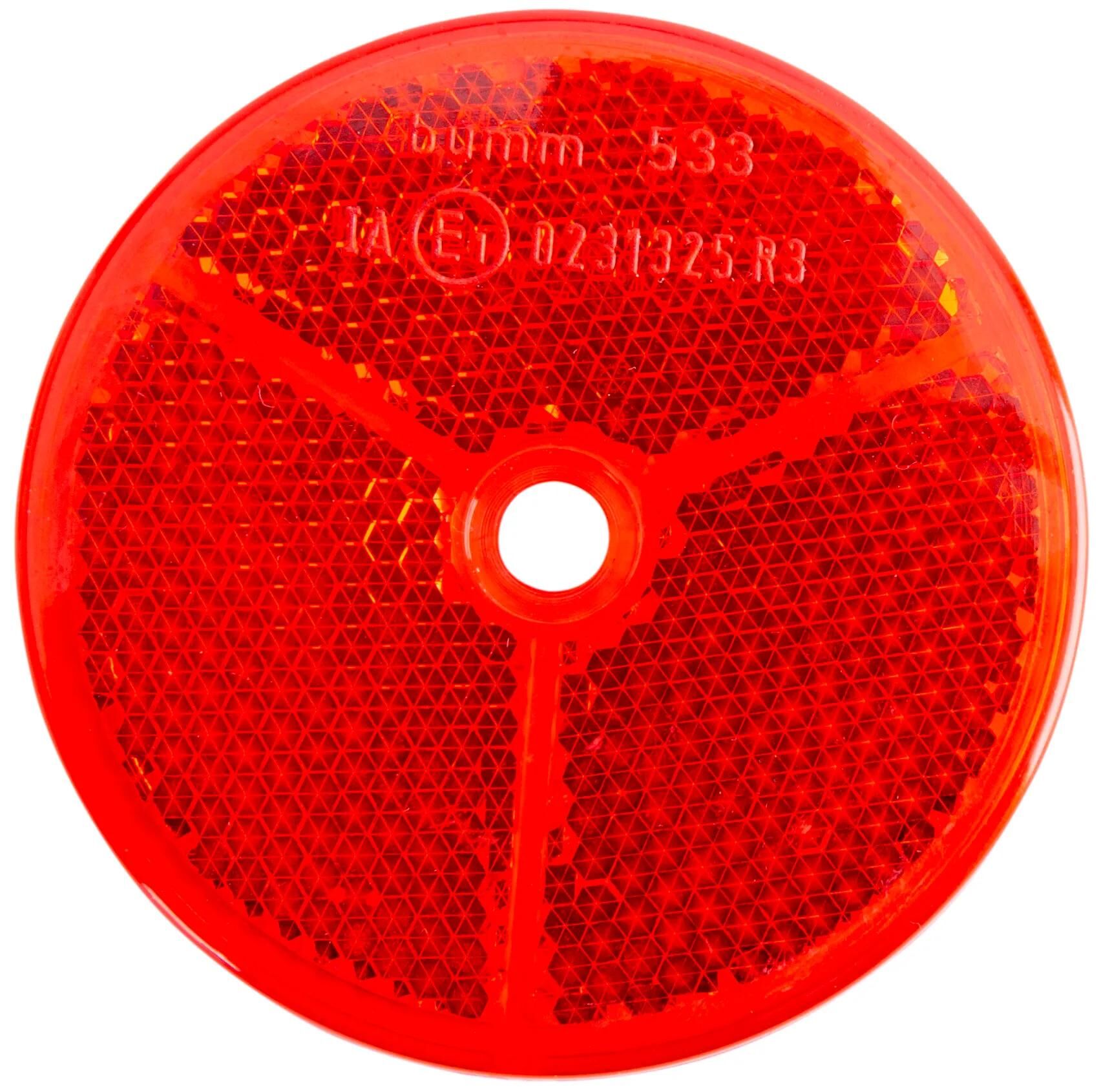 Busch + Müller B M Heckreflektor Kunststoff 61 mm, rot