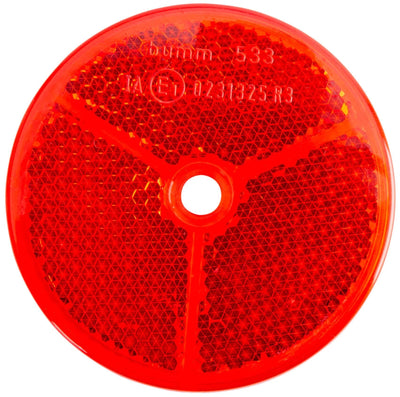 Busch + Müller B M Heckreflektor Kunststoff 61 mm, rot