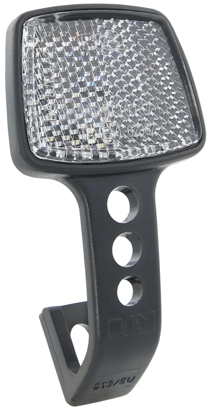 Reflektor B M Front mit Halterung Weiß