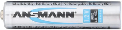 Ansmann Batteries Nimh Battery Micro AAA 800 MAH 4 Teile