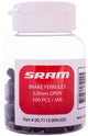 SRAM -Kabelabdeckung 5mm 100 Stück. Schwarz offen