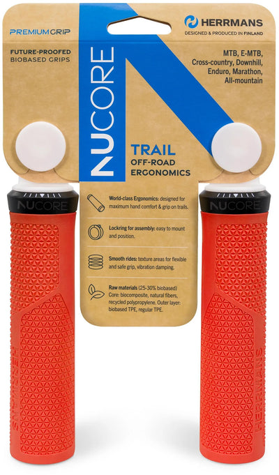 Herrmans Griff Nucore Trail Grip Herrman.Nucore Trail 130 mm Peak Lava