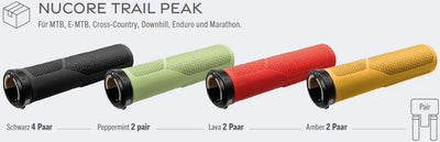Herrmans Griff Nucore Trail Grips Trail Peak Starterpaket