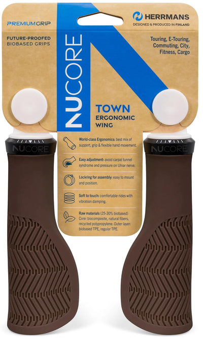 Sturmeyarcher Handle Set Nucore Town Wave 130 130 mm braun