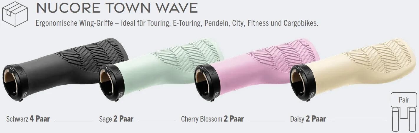 Herrmans handhabt Nucore Town Grips Town Wave Starterpaket