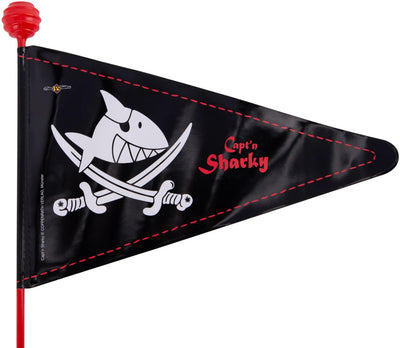 Bike Fashion Safety Flagge Capt'n Sharky