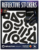Reflektierender Berlin Ref.Sticker Ref.berlin Doodle Black