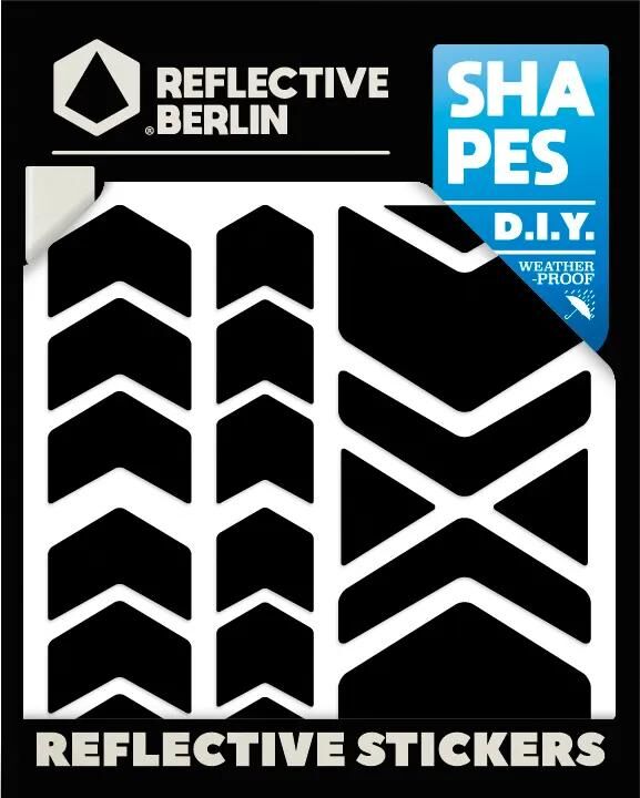 Reflektierende Berliner Reflexaufkleber Formen