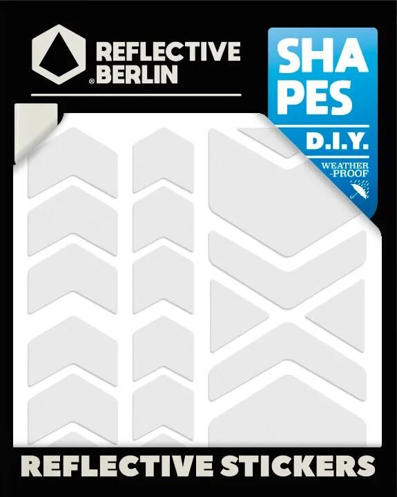 Reflektierende Berliner Reflexaufkleber Formen