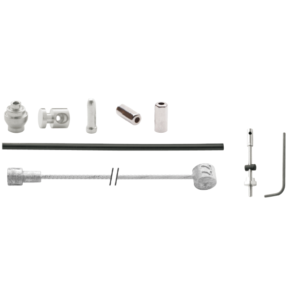 Kabelsatz Elvedes Trommelbremse 1.70M 2.35M Edelstahl Schwarz