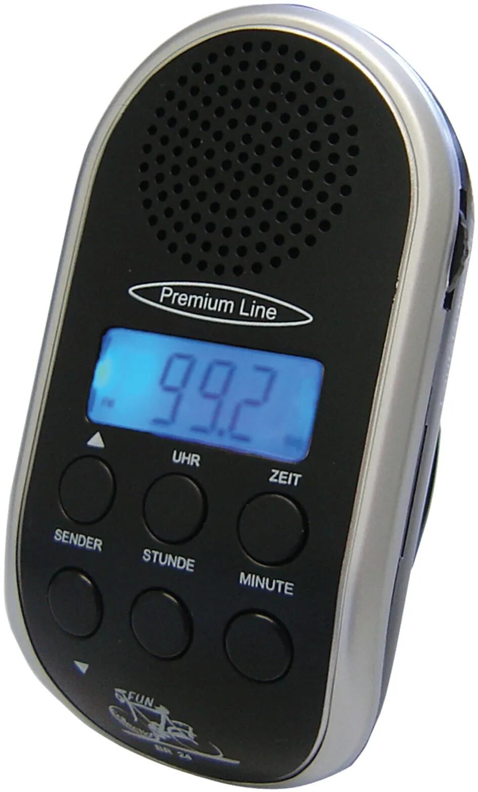 Security Plus Bike Radio BR24 Anth. Silber
