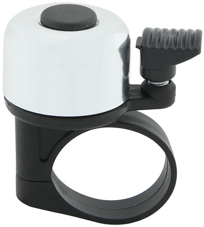 Fahrrad tec mehr Mini Bell Alu f. Bardiameter 31,8 mm Sil.