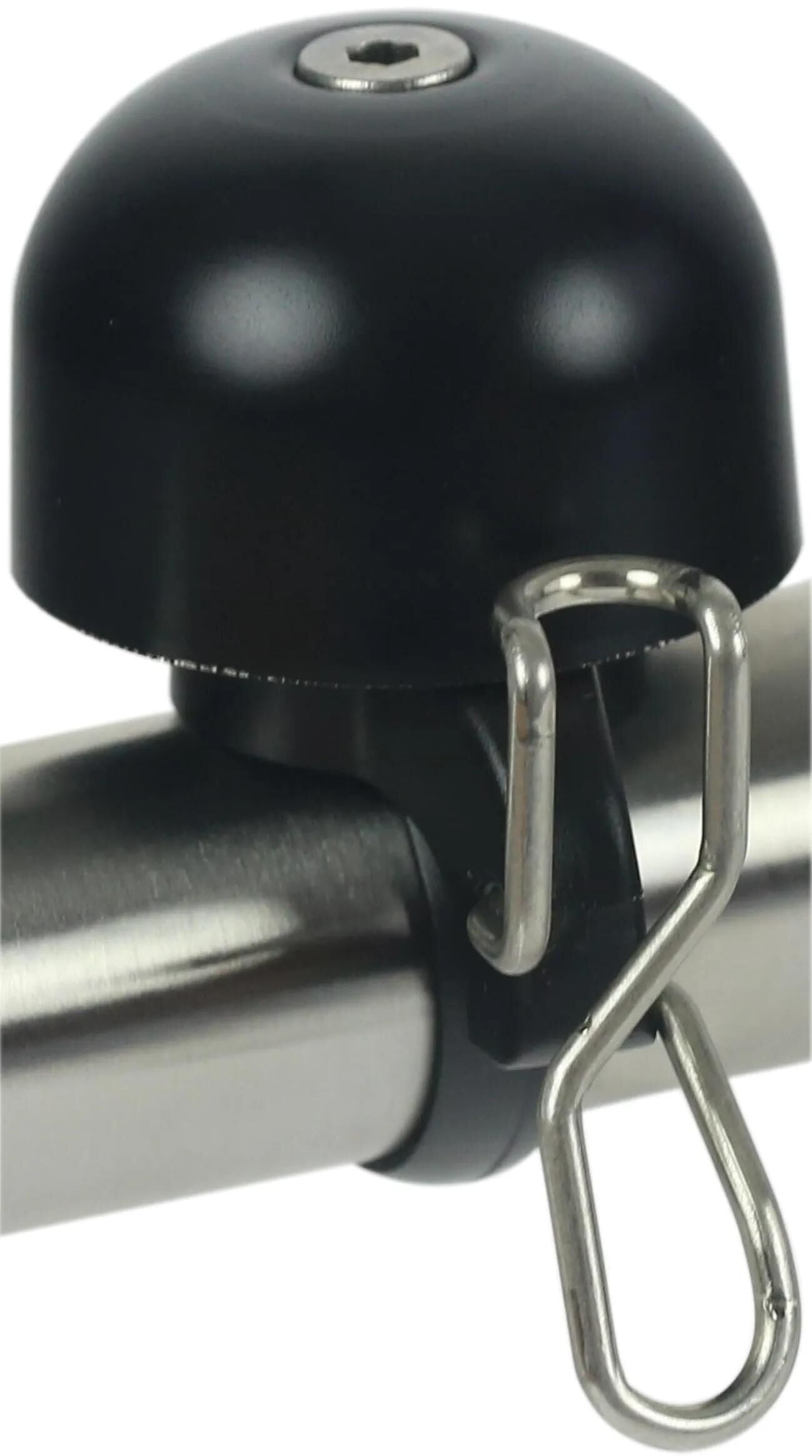 Widek Fahrradklingel-Büroklammer, Mini-Klingel-Büroklammer, Mini-Kunststoff, Alu, schwarz