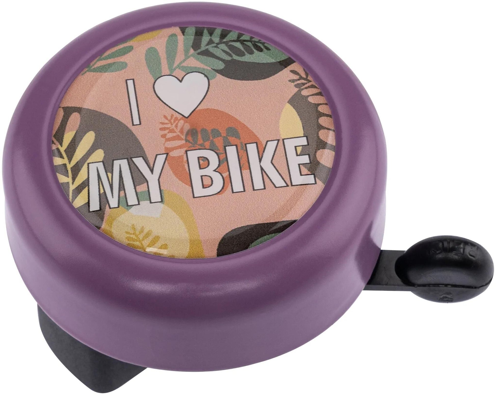 Reich reiche Motiv Bell Ich liebe mein Fahrrad lila pai