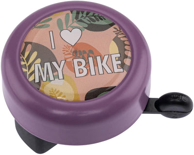 Reich reiche Motiv Bell Ich liebe mein Fahrrad lila pai