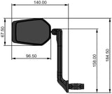 CONTEC-Rückspiegel E-View Evo - afbeelding 1
