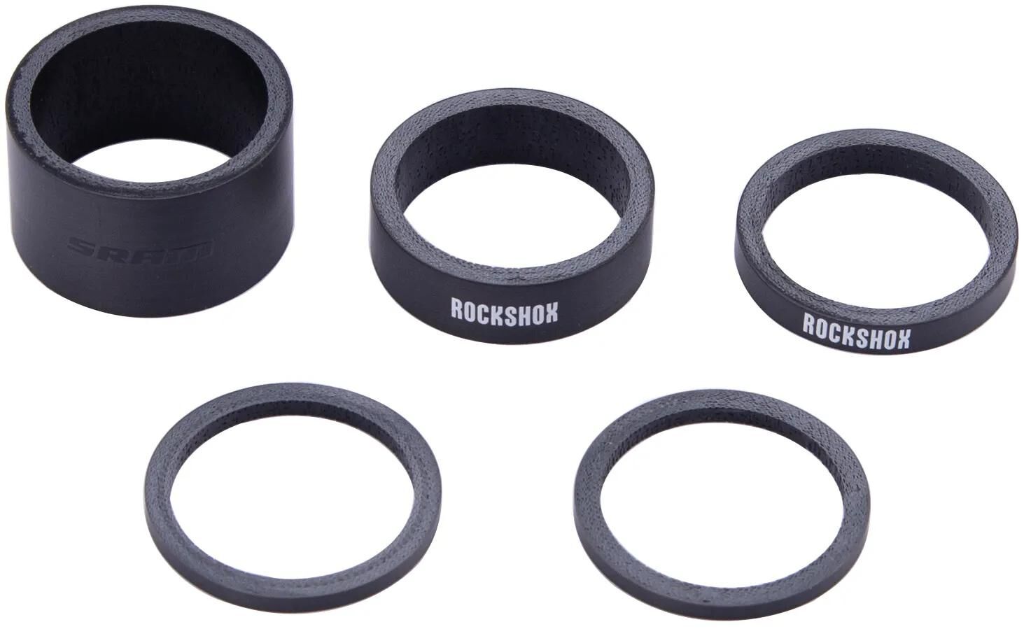 Rockshox Spacer -Set RS mit weißem Logo