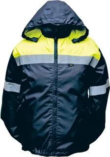 4-Act reflektierender Regenmantel Regenjacke Größe XL Blau Y Reflex
